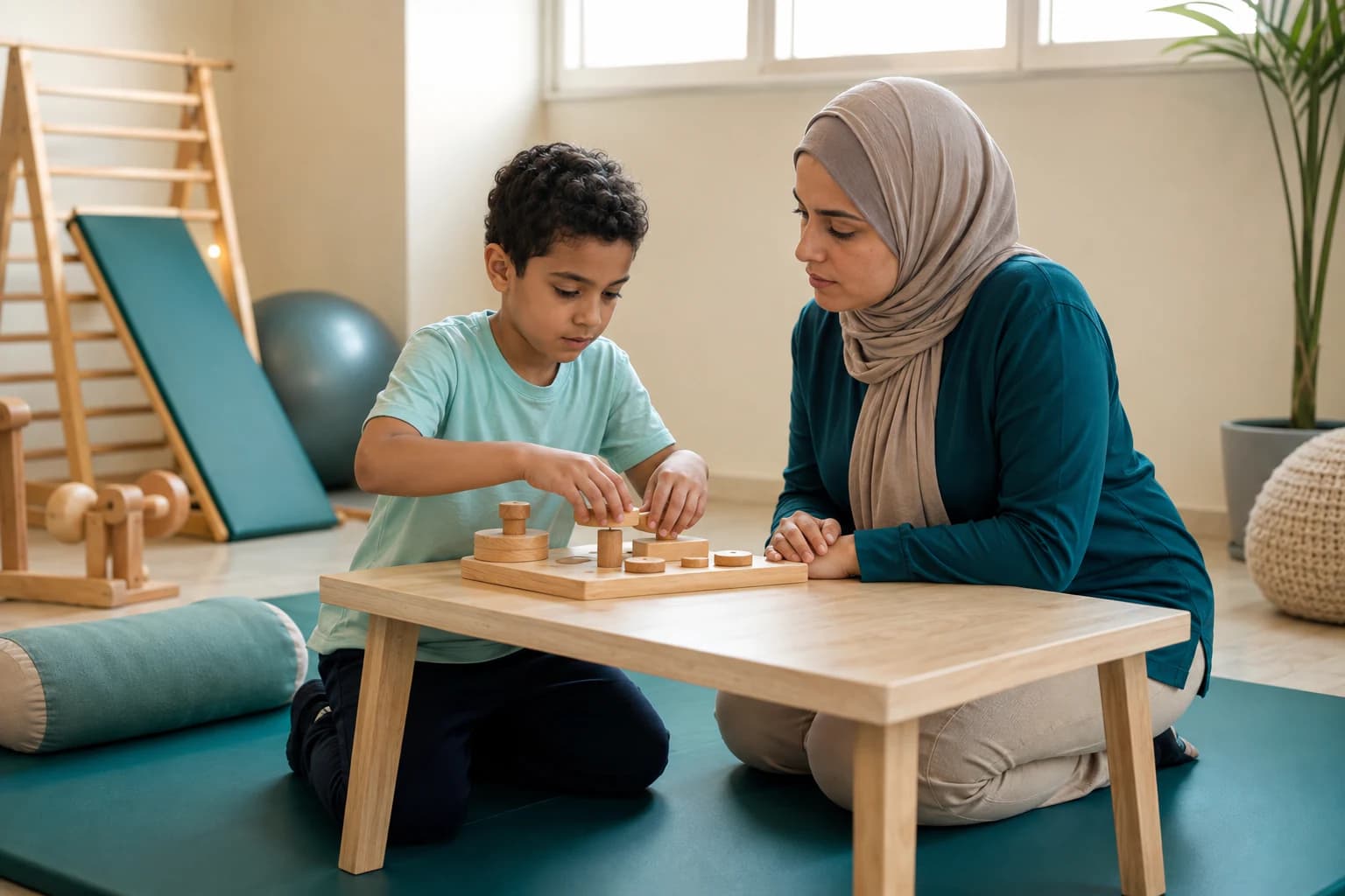 مشهد توضيحي لخدمة فهم صعوبات الحركة والثبات في BENE